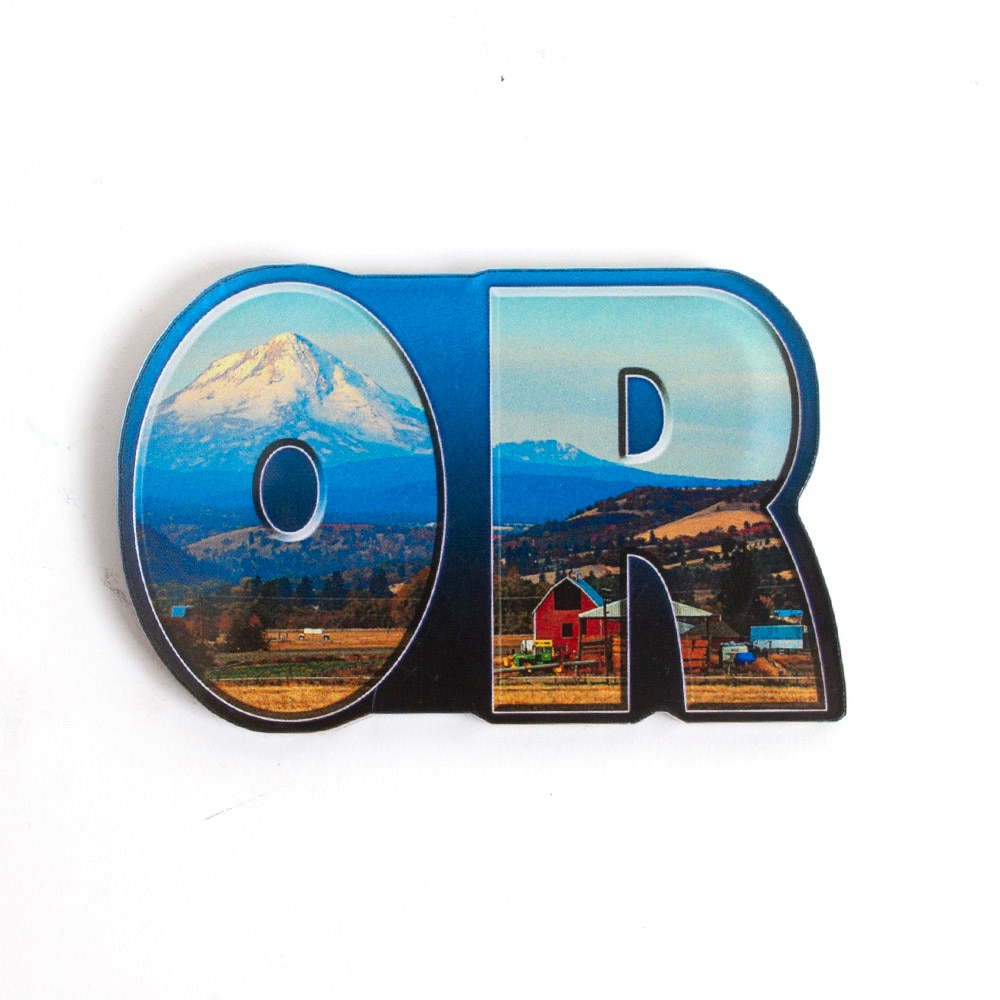 Morris Magnets, Acrylic Magnet, OR Oregon